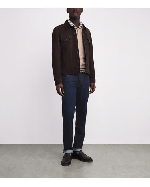 Citizens of Humanity Blue Cotton-Cashmere Gage Jeans for men