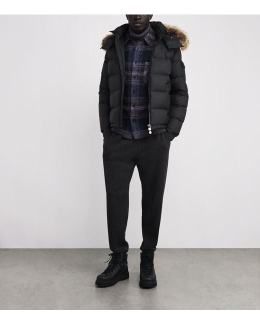 Moncler Black Down Mayaf Puffer Jacket for men