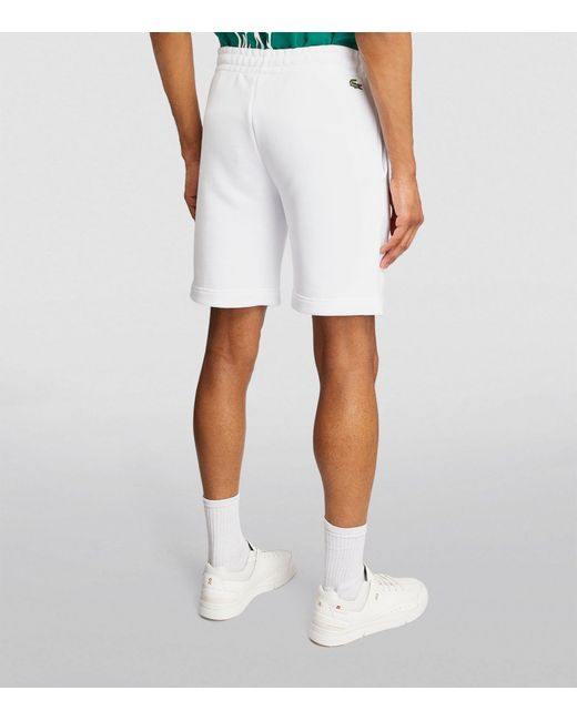 Lacoste White Cotton Shorts for men