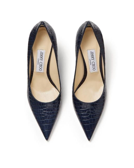 Jimmy Choo ♡ LOVE 85 コバルトブルー Love 85 patent leather pumps in blue - Jimmy Choo | Mytheresa