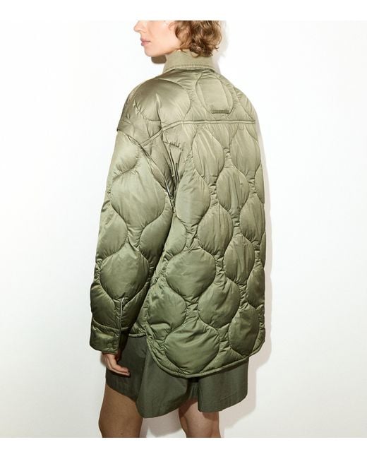 MAX&Co. Green Quilted Field Jacket