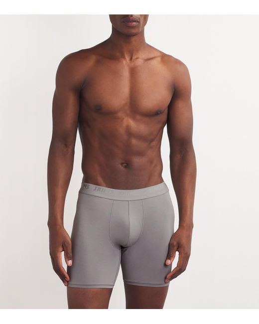 Skims Black Stretch Boxer Briefs for men