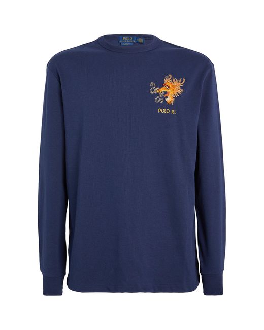 Polo Ralph Lauren Blue Lunar New Year T-shirt for men