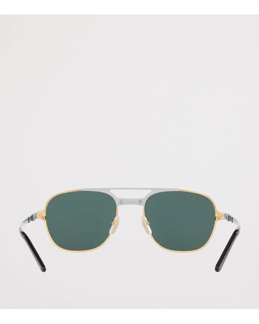 Cartier Green Metal 06L001758 Sunglasses for men