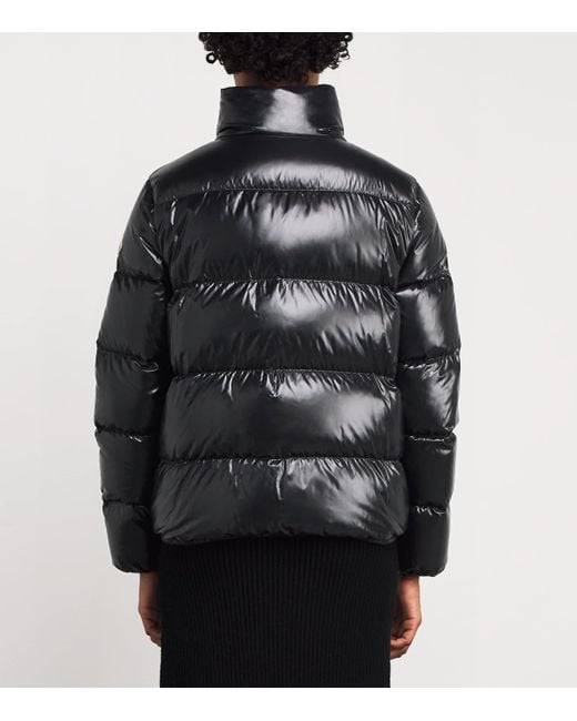 Moncler Black Down Padded Abbadia Jacket