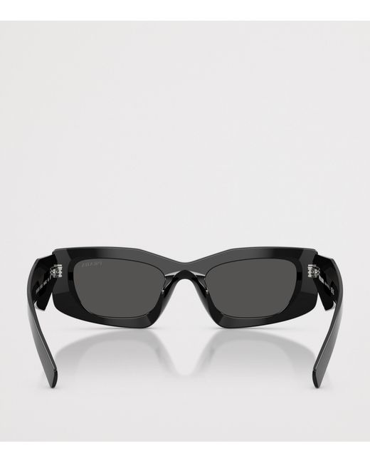 Prada Black Irregular Rectangle Sunglasses
