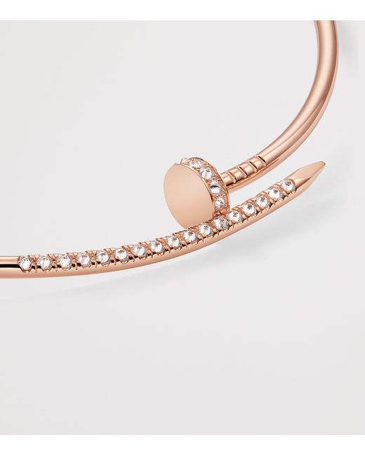 Cartier Natural Small And Diamond Juste Un Clou Torque Necklace
