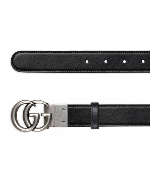 Gucci Gray Gg Supreme Reversible Belt for men