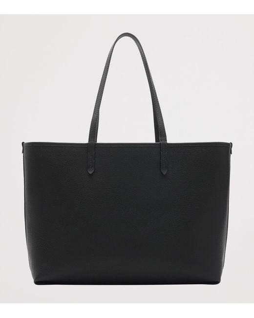 Burberry Black Medium Leather Reversible Bloomsbury Tote​ Bag