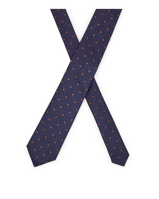 Boss Blue Silk Jacquard Tie for men