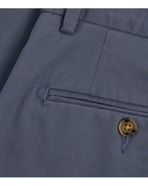 Polo Ralph Lauren Blue Stretch-cotton Slim Chinos for men