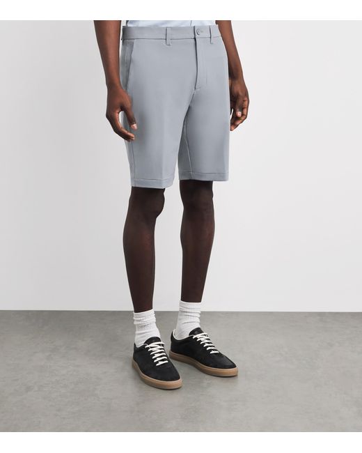 Boss Gray Commuter Slim Shorts for men