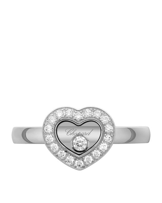 Chopard Metallic And Diamond Happy Diamonds Icons Ring