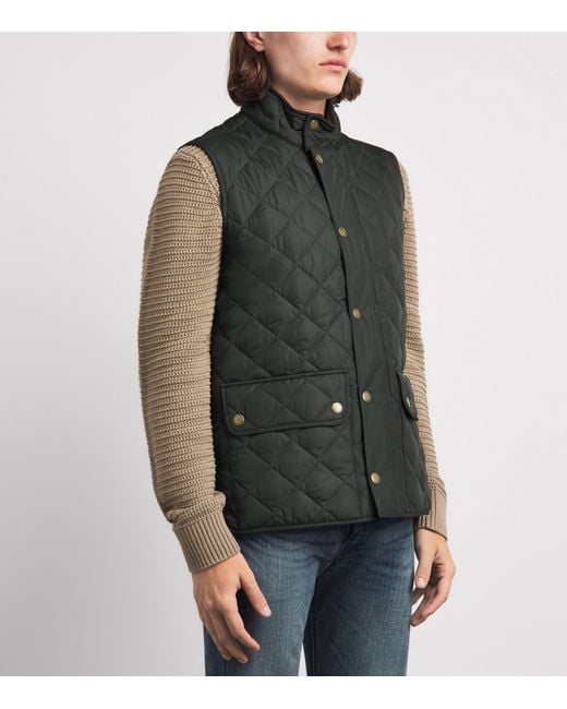 Barbour Green Lowerdale Quilted Gilet for men