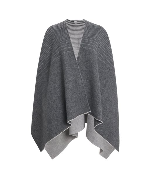 Max Mara Gray Wool-Blend Brenta Scarf