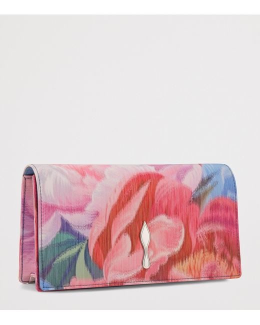 Christian Louboutin Pink Bettina Peony Clutch Bag
