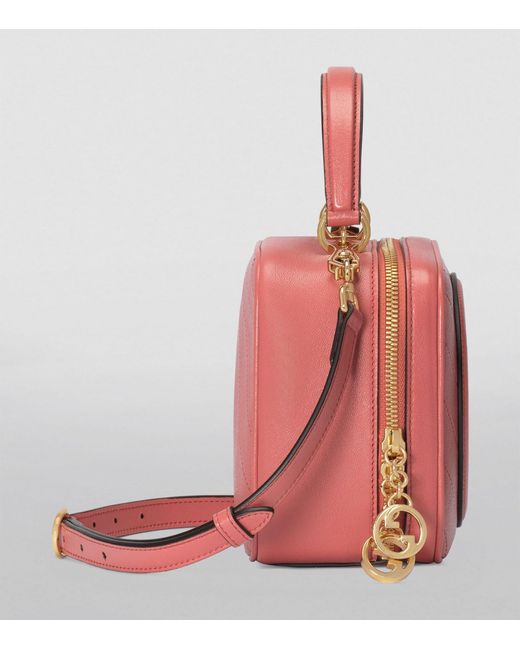 Gucci Pink Leather Blondie Top-handle Bag