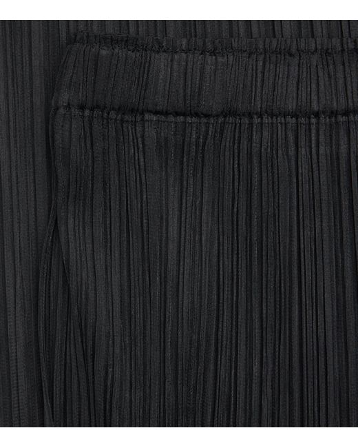 Pleats Please Issey Miyake Ole Midi Skirt in Black | Lyst