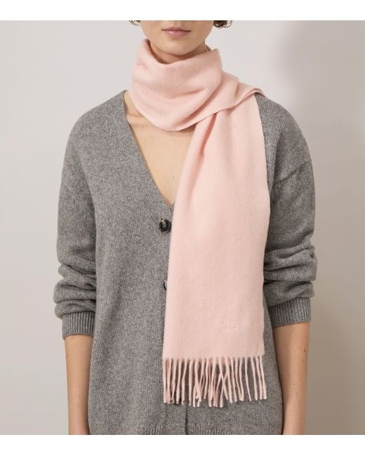 Mulberry Pink Cashmere Scarf