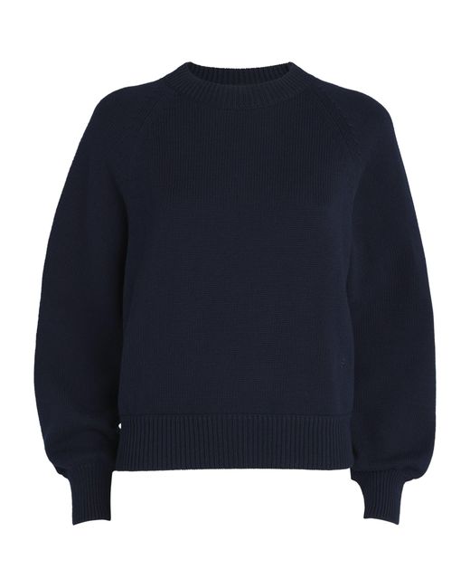 High Sport Blue Cotton Lara Sweater