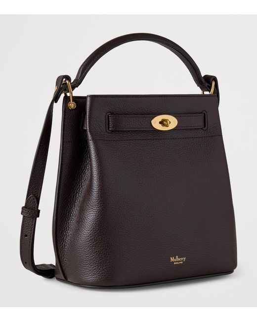 Mulberry Black Leather Islington Bucket Bag