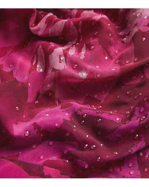 Marina Rinaldi Red Floral Maxi Dress