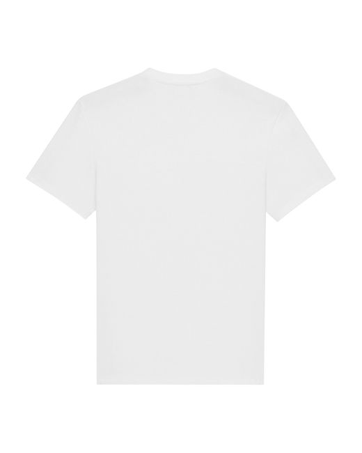 Saint Laurent White Cotton Cassandre T-Shirt for men