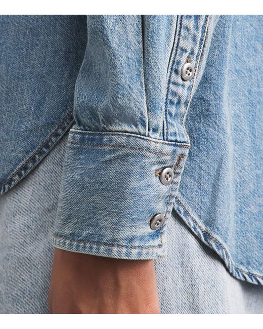 Rag & Bone Blue Connie Denim Shirt
