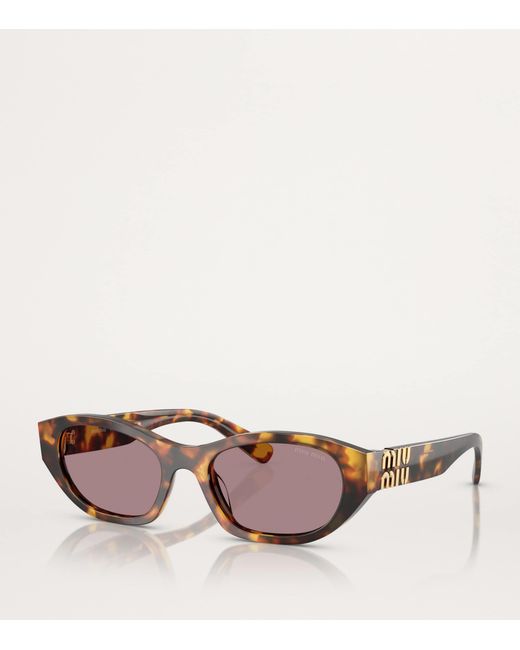 Miu Miu Pink Acetate Square Mua03S Sunglasses
