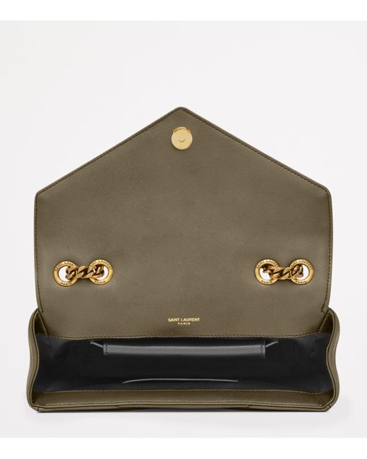 Saint Laurent Metallic Small Loulou Shoulder Bag