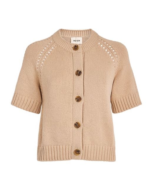 ME+EM Natural Organic Cotton Knit Top