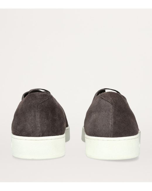 Church's Brown Suede Longsight Slip-On Sneakers for men