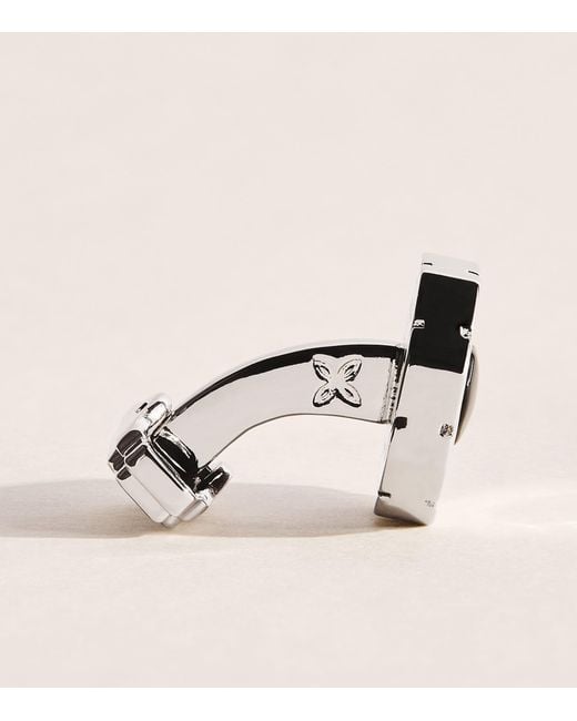 Tateossian Natural Thompson Onyx Octagon Cufflinks for men