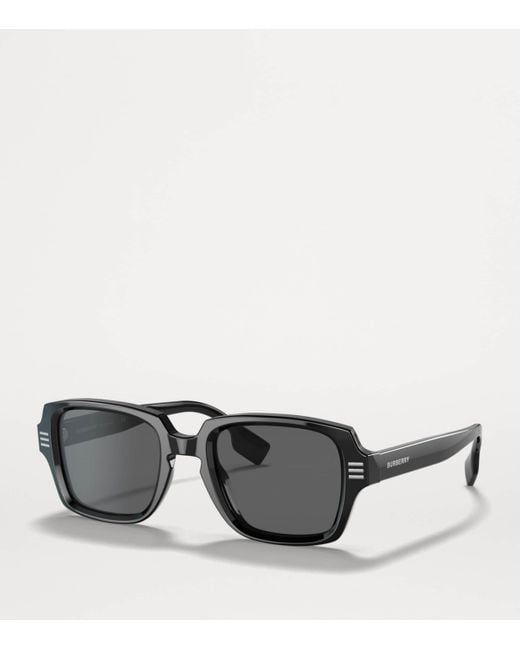 Burberry Gray Acetate Be4349 Sunglasses for men