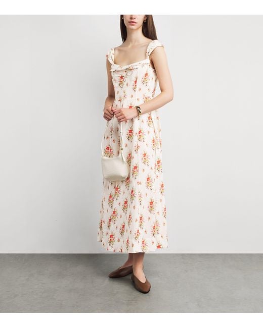 Doen Metallic Organic Cotton Clea Midi Dress