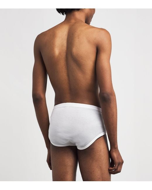 Zimmerli of Switzerland Green 252 Royal Classic Briefs for men