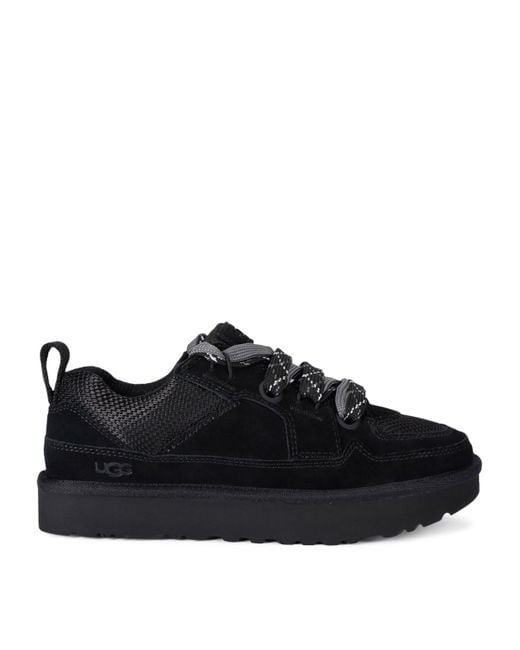 Ugg Black Suede Lowmel Sneakers