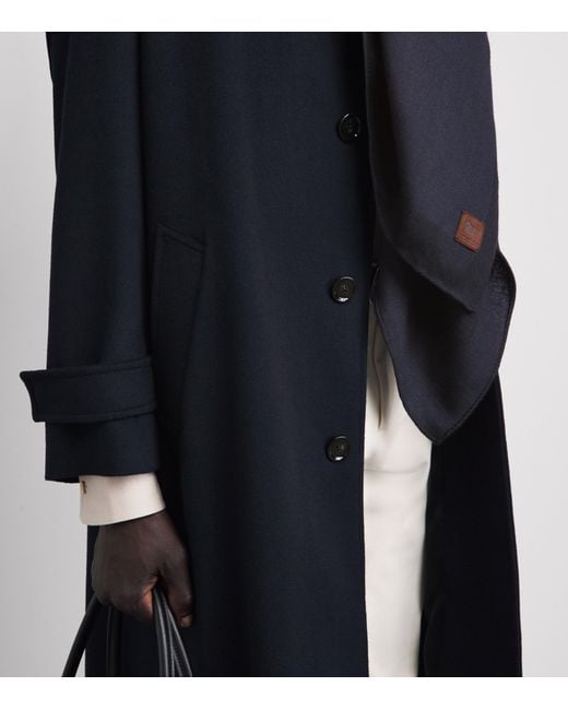 Colombo Blue Cashmere-Silk Stole for men