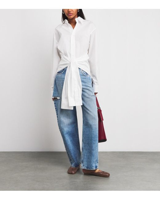 Maison Margiela Brown Leather Tabi Ballet Mules