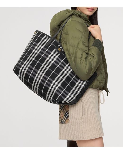 Burberry Black Medium Leather Reversible Bloomsbury Tote​ Bag