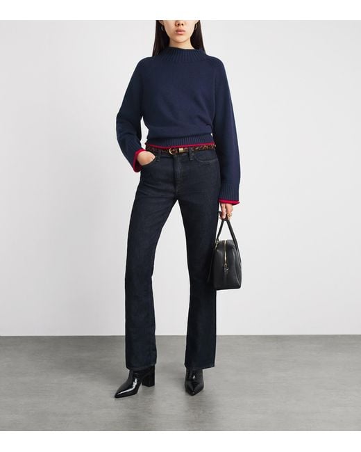 Rag & Bone Blue Cotton-Wool Hazel Sweater