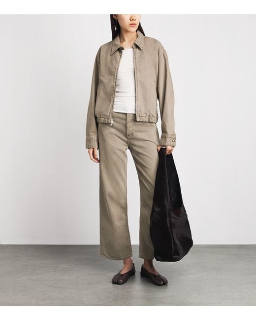 Agolde Natural Ren Wide-Leg Jeans