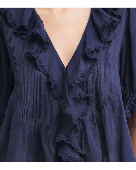 Doen White Organic Cotton Henri Blouse