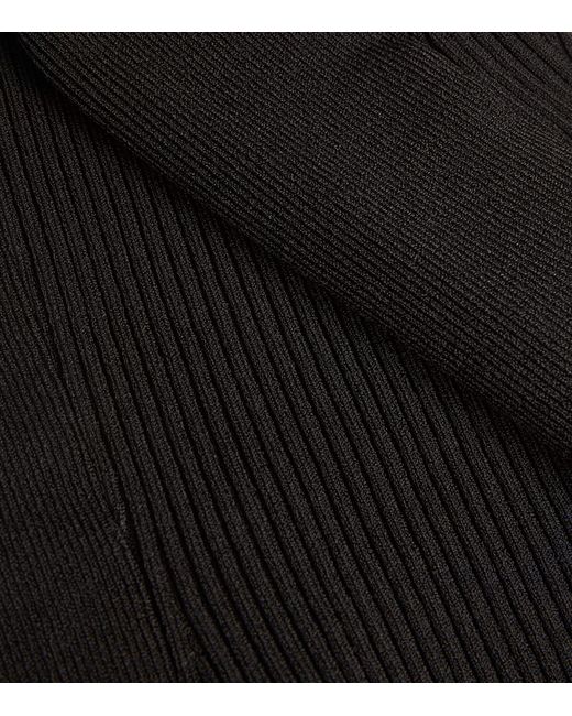 Jacquemus Black Rib-knit Sierra Tank Top