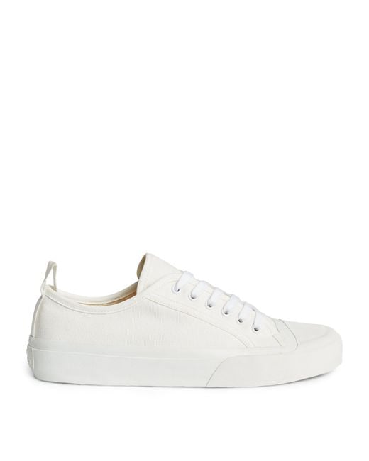 Studio Nicholson White Canvas Sneakers for men
