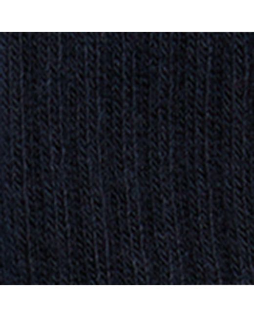 Emporio Armani Blue Cotton-blend Logo Socks (pack Of 3) for men
