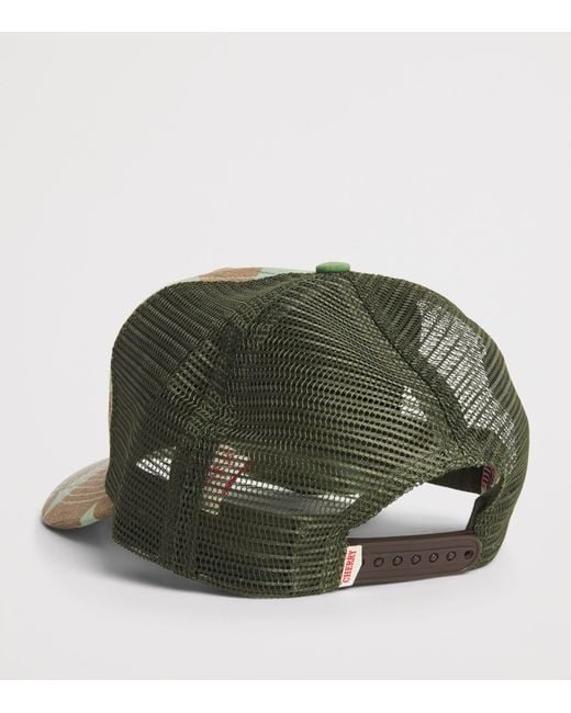 CHERRY LA Green Eagle Patch Trucker Cap for men