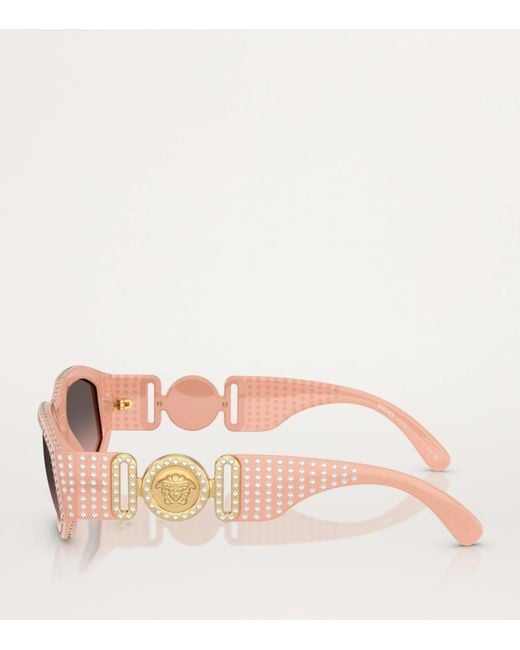 Versace Pink Nylon Sunglasses for men