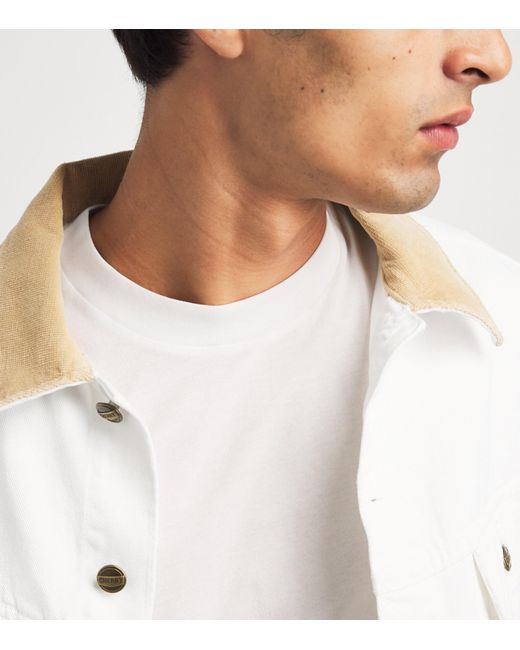 Jacob Cohen White Cotton Emblem Logo T-Shirt for men