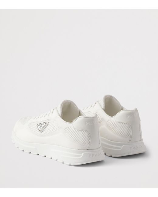 Prada White Prax 2.0 Sneakers for men